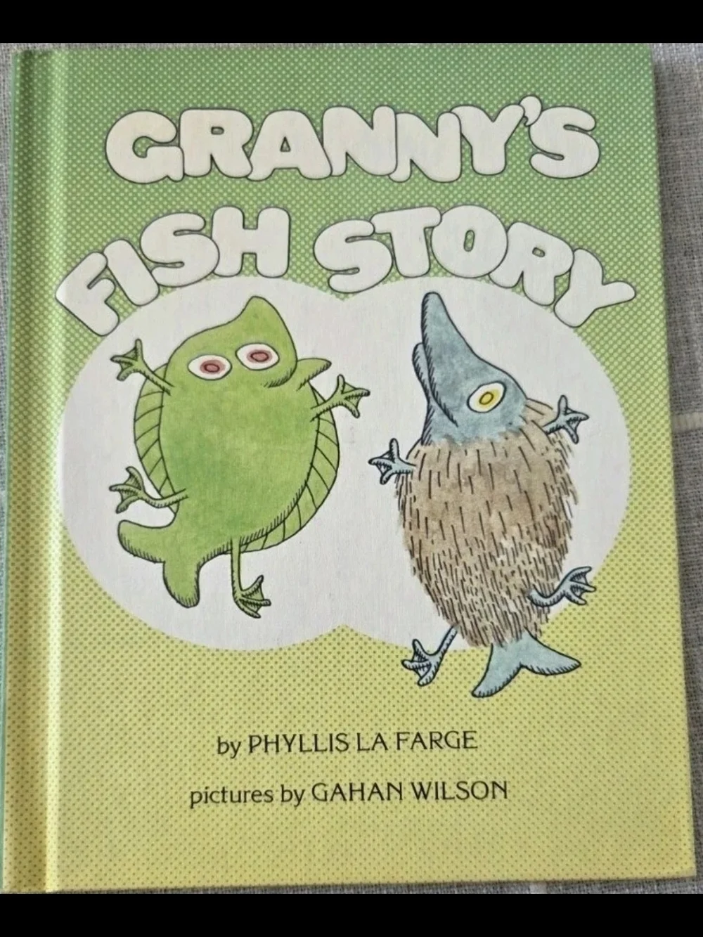 Vintage 1975 Granny's Fish Story First Edition Hardcover Children's Book